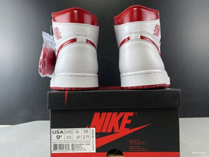 “metallic jordan retro 1328 high 555088- StreetReady air og 1 red” 1221